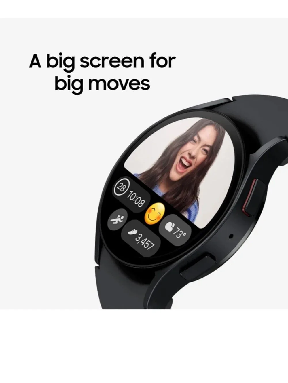 Samsung Galaxy Watch 6 44mm — Silver Case with Light Gray Band